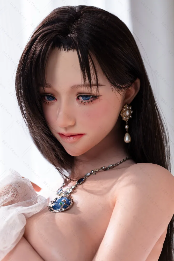 167cm (5ft6) F-Cup Lightweight Silicone Sex Doll, ROS Head gangben